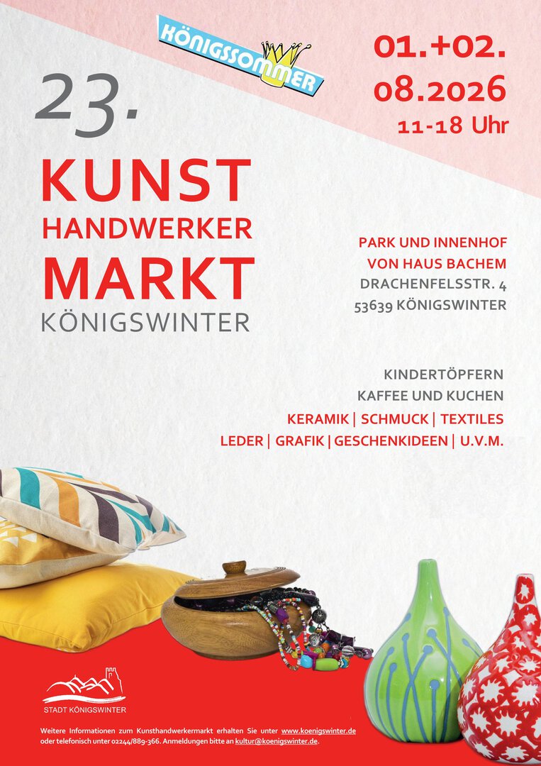 Kunsthandwerkermarkt K&ouml;nigswinter 2026